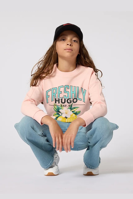 HUGO felpa per bambini senza arancione G01044.102.108