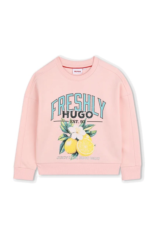 HUGO felpa per bambini G01044.102.108 arancione SS26