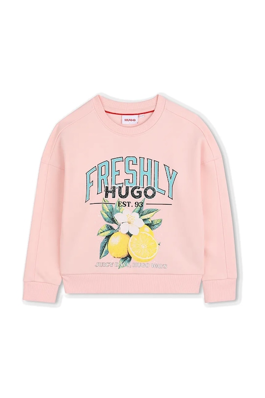 HUGO felpa per bambini G01044.102.108 arancione SS26