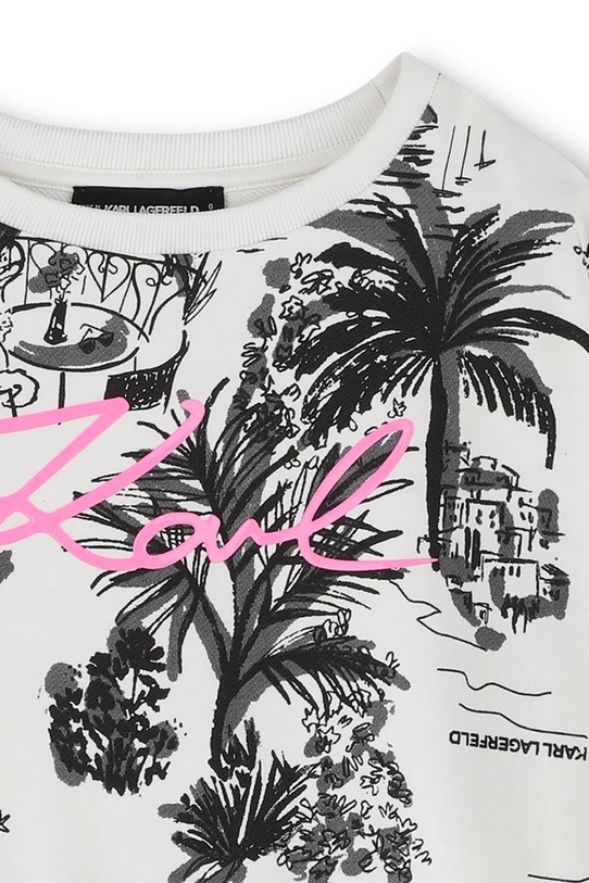 Detská bavlnená mikina Karl Lagerfeld čierna Z31135.114.150