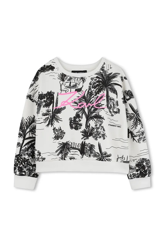 Dětská bavlněná mikina Karl Lagerfeld Z31135.156.162 černá SS26