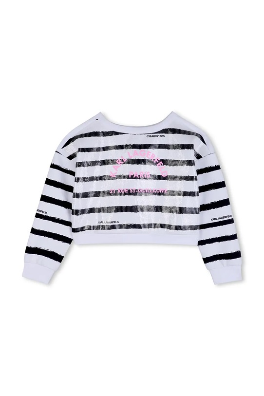 Detská mikina Karl Lagerfeld potlač biela Z31137.114.150