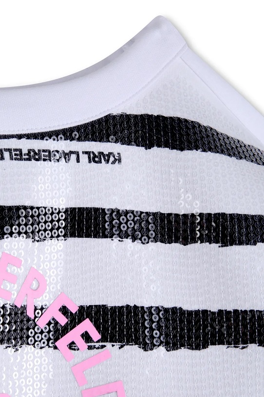 Dievča Detská mikina Karl Lagerfeld Z31137.156.162 biela