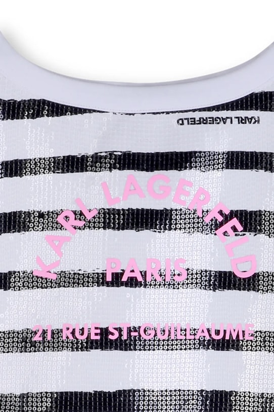 Detská mikina Karl Lagerfeld biela Z31137.156.162