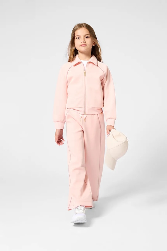 Dječja dukserica BOSS bez kapuljače roza J53019.156.162