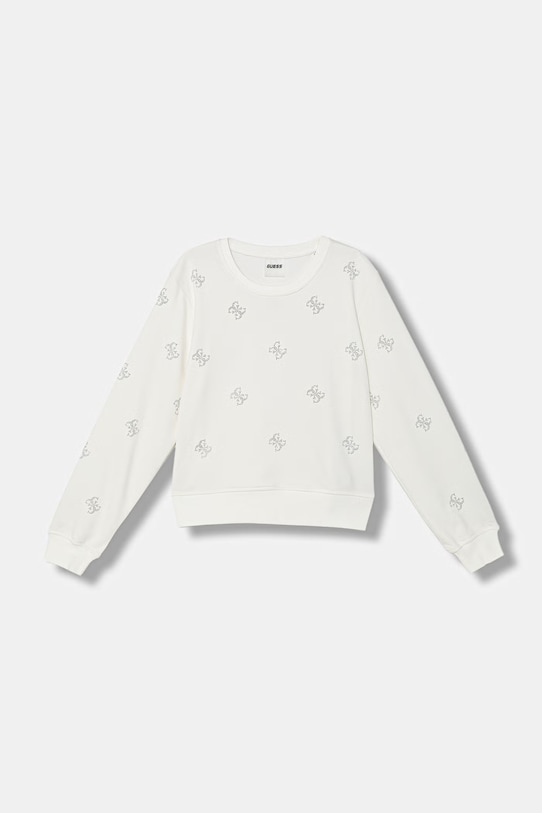 Guess mikina detská s bavlnou biela J6GQ06.KF712.PPY2.M