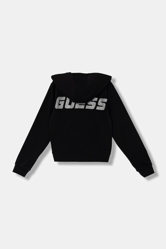Guess mikina na zips detská s bavlnou J6GQ07.KF712.PPY2.M čierna SS26
