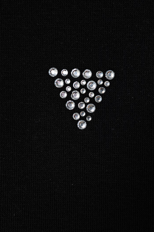 Guess bluza z kapturem dziecięca czarny J6GQ10.KF712.PPY2.M