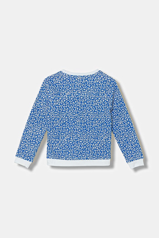 Guess bluza bawełniana dziecięca K6GQ00.KA6R4.PPY2.M niebieski SS26