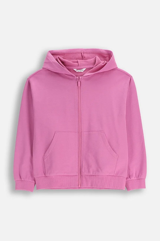 Detská mikina Coccodrillo s kapucňou ružová WC6132401VGA