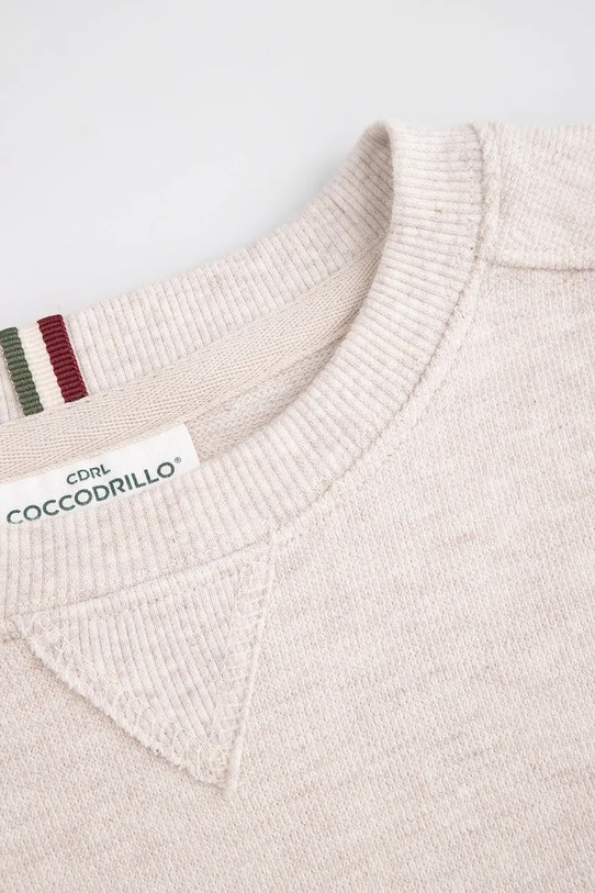 Dievča Detská mikina Coccodrillo WC6132102FBJ béžová