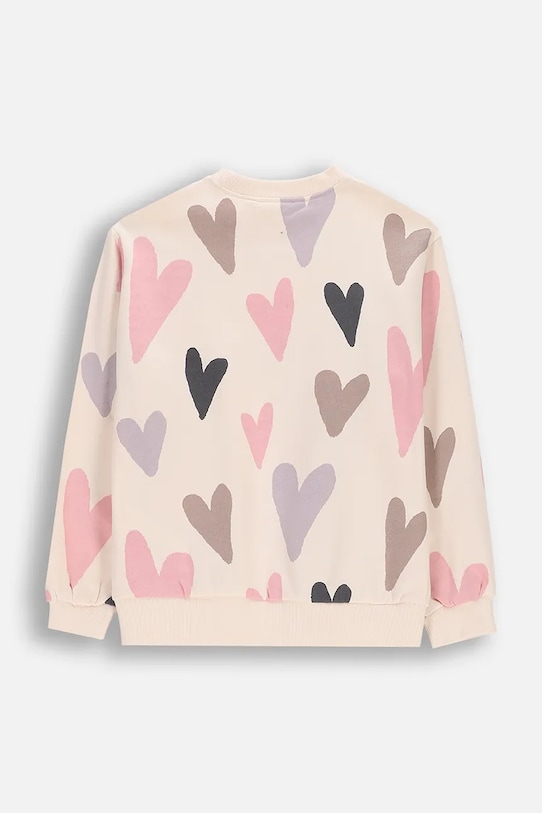 Detská mikina Coccodrillo WC6133101HGK béžová SS26