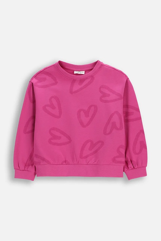 Detská mikina Coccodrillo s elastanom ružová WC6132102RGK