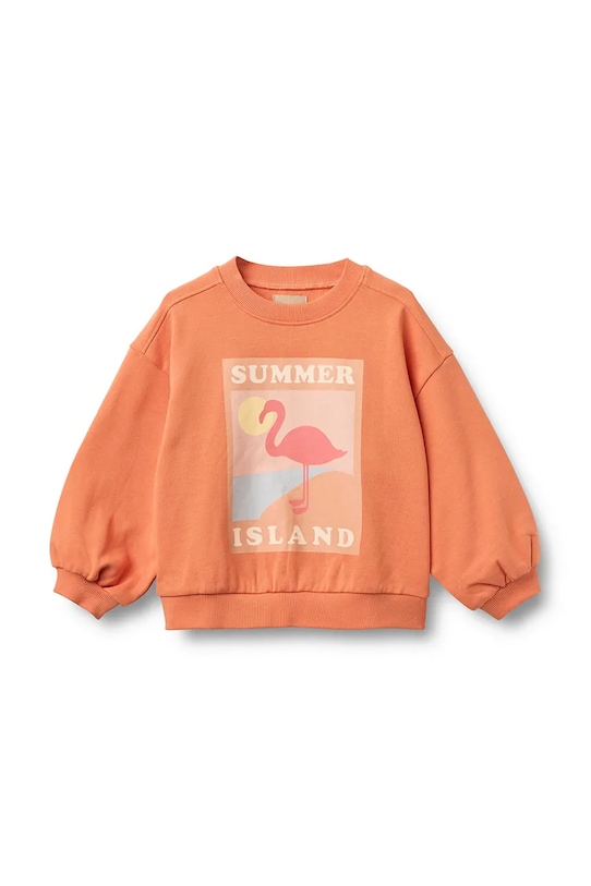 Wheat кофта для детей из хлопка 0357.671.GOTS оранжевый SS26