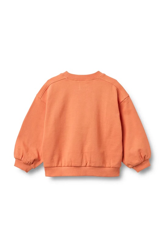 Dziewczynka Wheat bluza dziecięca bawełniana 0357.671.GOTS pomarańczowy