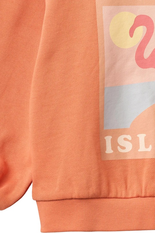 Wheat bluza dziecięca bawełniana pomarańczowy 0357.671.GOTS