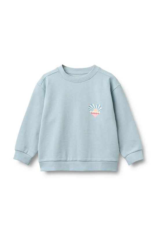 Wheat bluza dziecięca bawełniana 0390.671.GOTS niebieski SS26