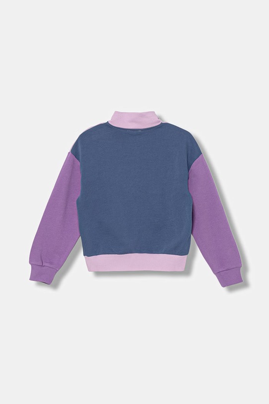 United Colors of Benetton bluza rozpinana dziecięca bawełniana 3J68C505U.G.Stagionale fioletowy SS26