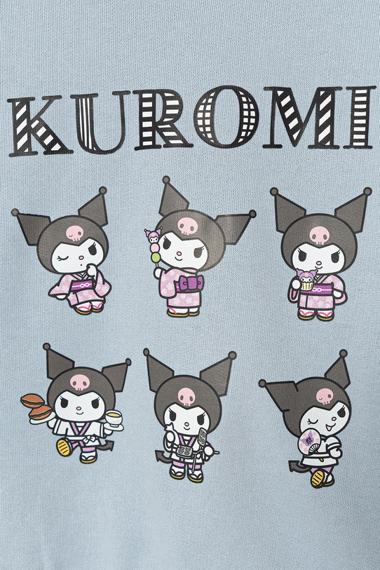 DÍVKA United Colors of Benetton mikina dětská bavlněná 3J70C10SN.G.Stagionale modrá