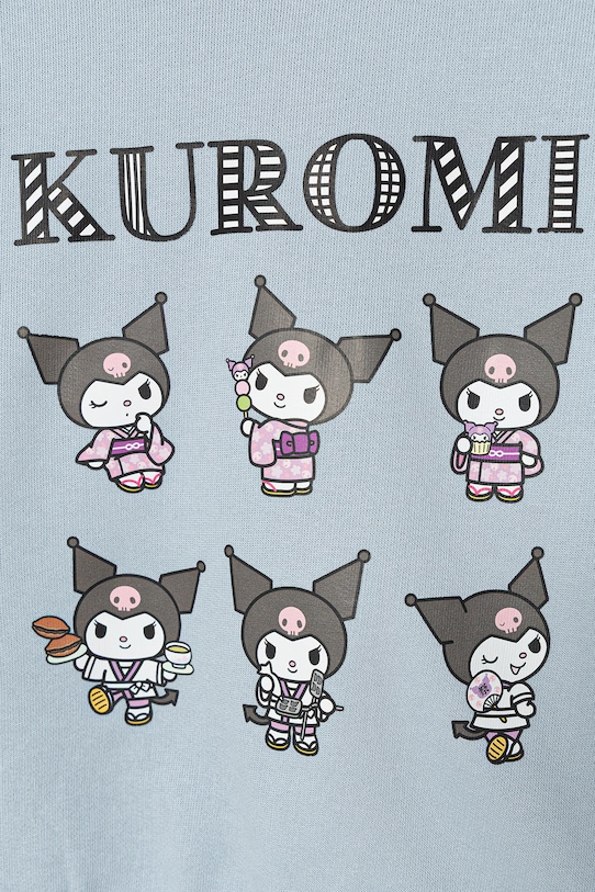 DÍVKA United Colors of Benetton mikina dětská bavlněná 3J70C10SN.G.Stagionale modrá