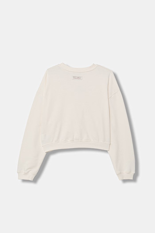 United Colors of Benetton pulover otroški bombažen 3NBMC10SD.G.Stagionale bež SS26