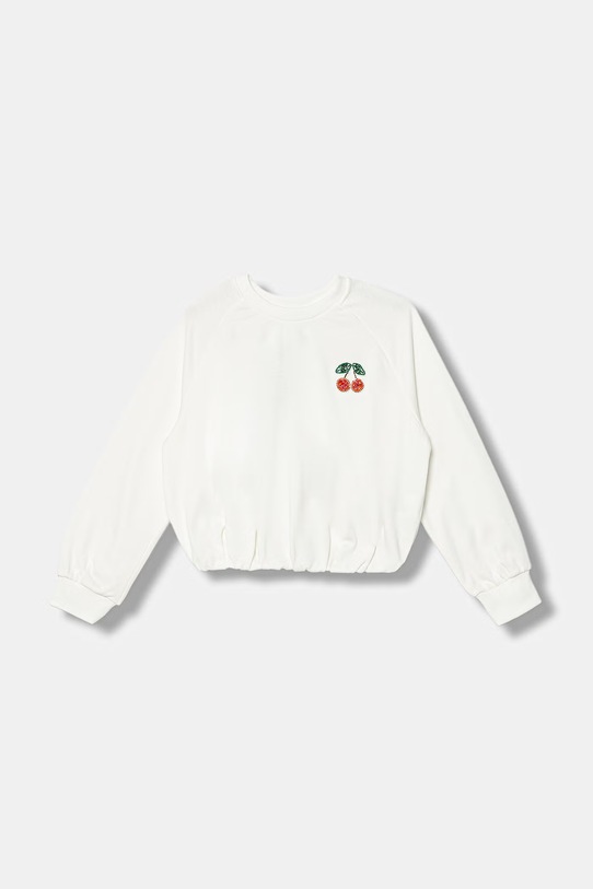 United Colors of Benetton bluza dziecięca z bawełną biały 3WHVC10SV.G.Stagionale