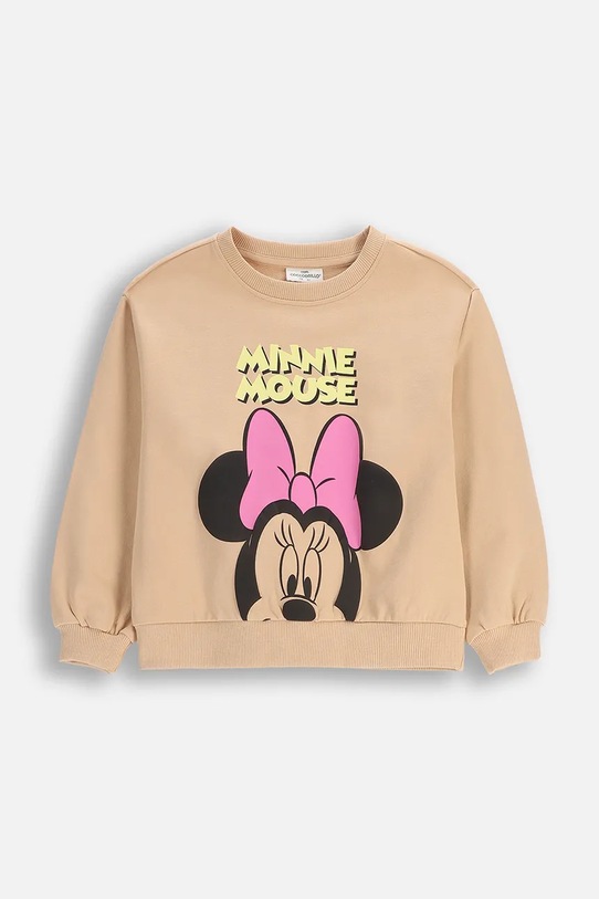 Coccodrillo bluza dziecięca bawełniana pomarańczowy WC6132101LGD