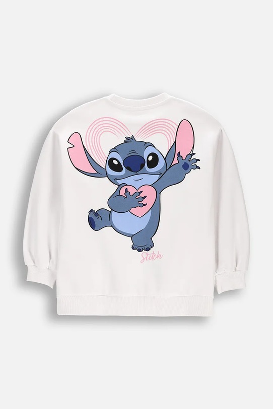 Coccodrillo felpa per bambini in cotone WC6132102LGD bianco SS26