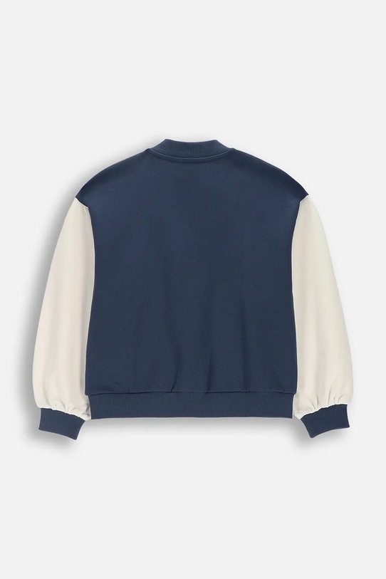 Coccodrillo dukserica na zakopčavanje za djecu od pamuka WC6132201FGJ mornarsko plava SS26