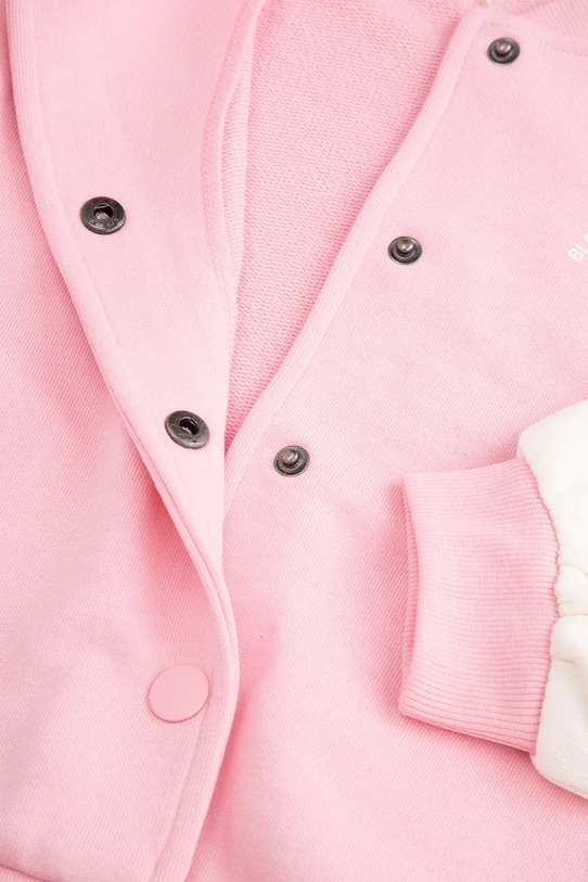 Coccodrillo dukserica na zakopčavanje za djecu od pamuka roza WC6132201FGK