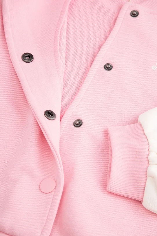 Coccodrillo dukserica na zakopčavanje za djecu od pamuka roza WC6132201FGK