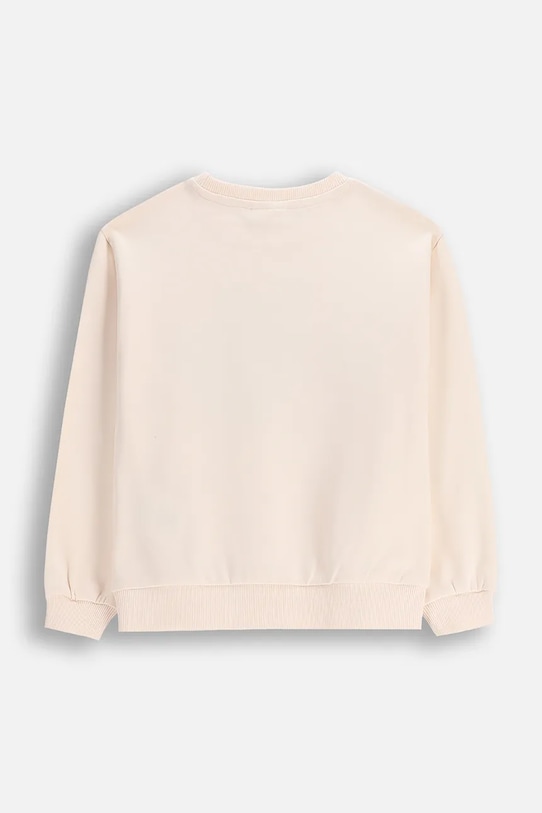 Coccodrillo dukserica za djecu s pamukom WC6132101HGK bež SS26