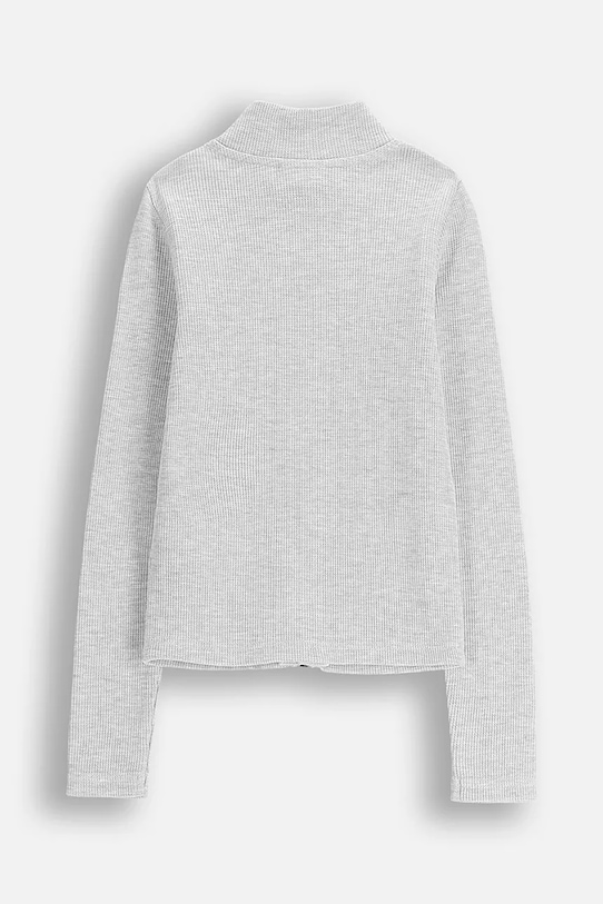 Coccodrillo mikina na zips detská bavlnená WC6132201SGJ sivá SS26