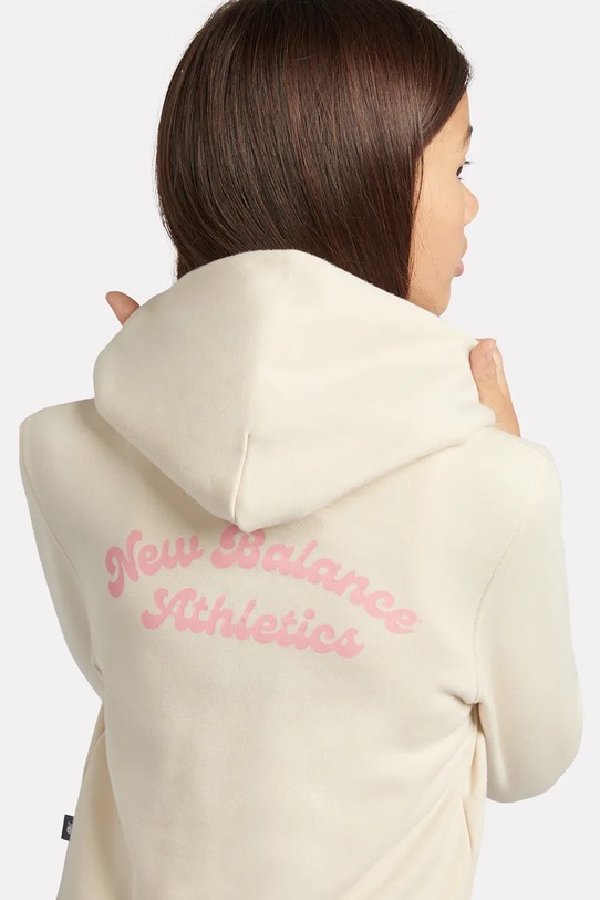 New Balance kapucnis melegítőfelső gyerek pamuttal YT61P93C