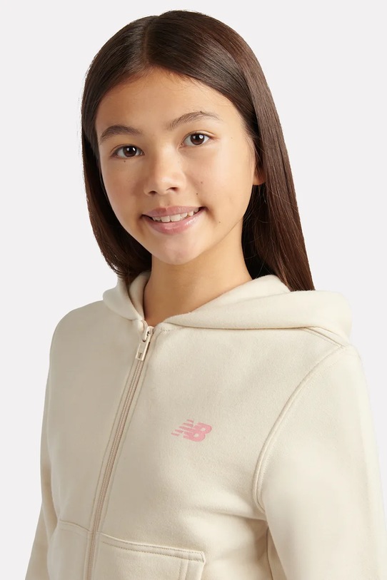 New Balance kapucnis melegítőfelső gyerek pamuttal YT61P93C