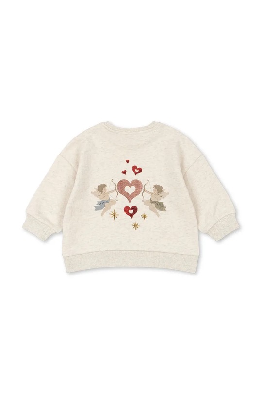 Konges Sløjd bluza bawełniana dziecięca LOUPY LOU SWEAT SHIRT OCS KS104350.PreSpring szary SS26