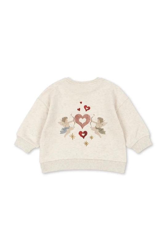 Παιδική βαμβακερή μπλούζα Konges Sløjd LOUPY LOU SWEAT SHIRT OCS KS104350.PreSpring γκρί SS26