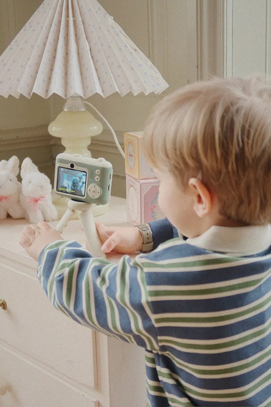 Konges Sløjd bluza bawełniana dziecięca SPOTTY LS POLO GOTS KS104433.PreSpring