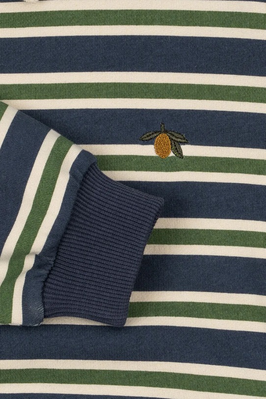 Konges Sløjd bluza bawełniana dziecięca SPOTTY LS POLO GOTS granatowy KS104433.PreSpring