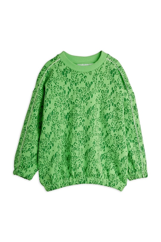 Mini Rodini bluza bawełniana dziecięca Mini leopard 11000351 zielony SS26