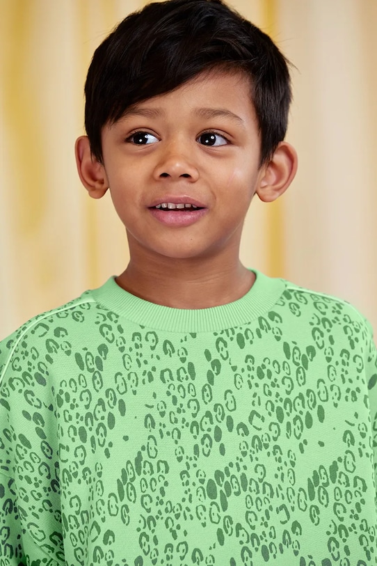 Mini Rodini bluza bawełniana dziecięca Mini leopard 11000351