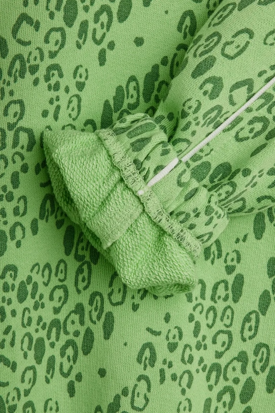Mini Rodini bluza bawełniana dziecięca Mini leopard 11000351 zielony