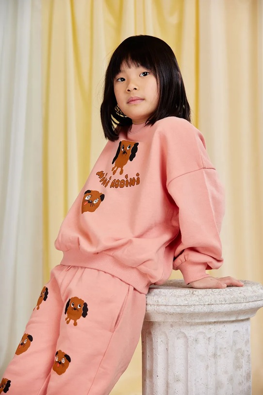 Mini Rodini bluza bawełniana dziecięca Doggies 26120125