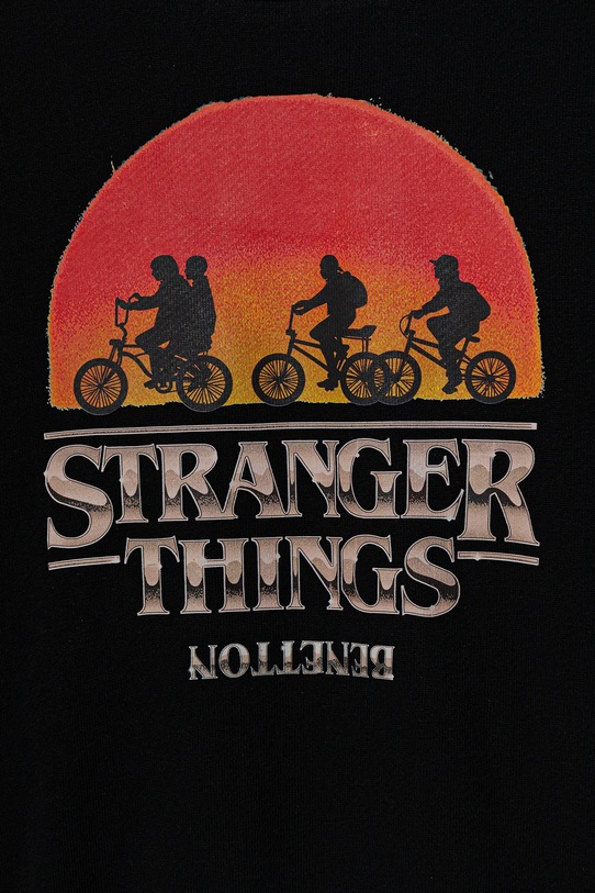 Chłopiec United Colors of Benetton bluza bawełniana dziecięca 33NVC10QV.G.Seasonal czarny