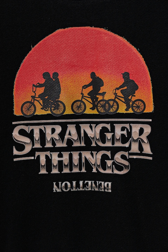 Chłopiec United Colors of Benetton bluza bawełniana dziecięca 33NVC10QV.G.Seasonal czarny