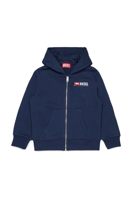 Diesel lyocell keverék szoknya SDROPSHOODZ OVER SWEAT-SHIRT sima sötétkék J02484.KYAZ3