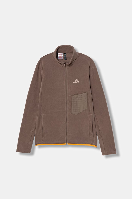 adidas TERREX bluza dziecięca bez kaptura brązowy KA4896