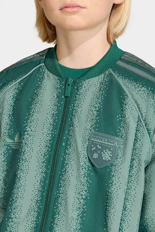 Παιδική μπλούζα adidas Originals KE2752 πράσινο