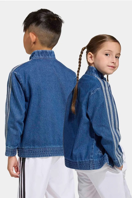 Хлопчик Дитяча джинсова куртка adidas Originals KD5801 блакитний