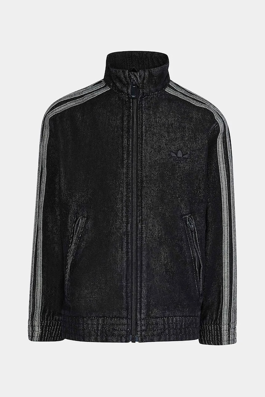 Παιδική τζιν μπλούζα adidas Originals KD5805 μαύρο SS26